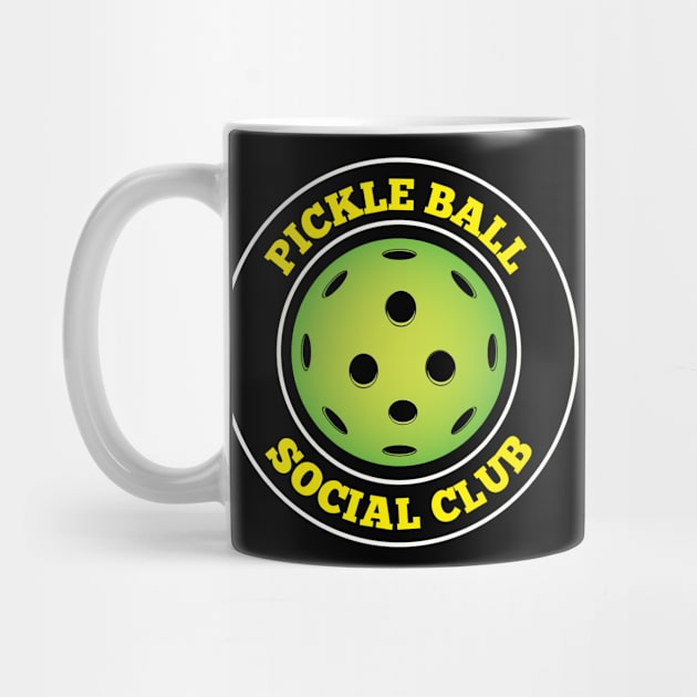 Pickleball Social Club Vintage Pickleballs and Pickle Ball by Riffize